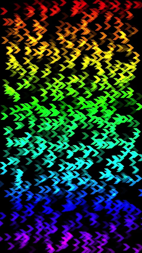 Vertical Rainbow Arrow Background 4K Loop Stock Footage 300120527