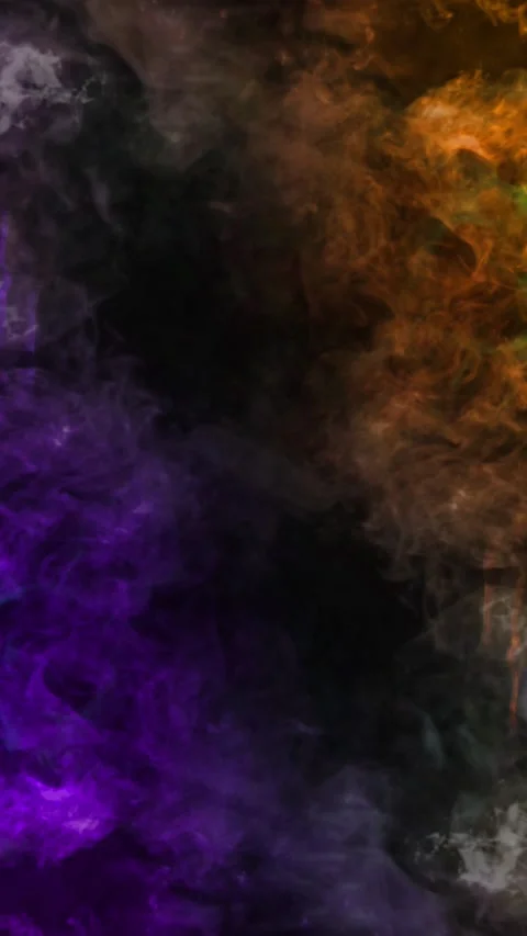 Vertical Rainbow Smoke Battleground 4K Loop Stock Footage 268512676