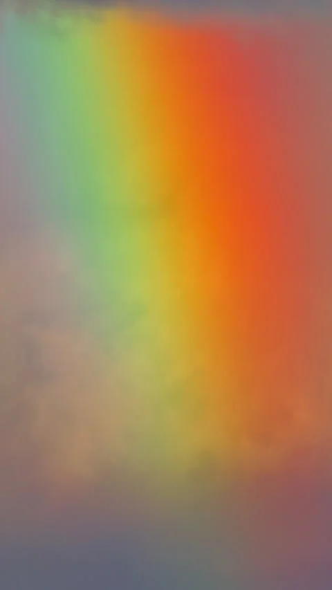 Vertical Rainbow Timelapse Appearing, Clouds Mobile Beautiful Portrait Sky Video stock 317961975