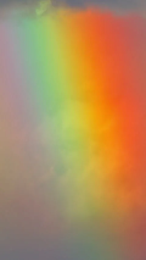 Vertical Rainbow Timelapse, Colorful Clouds Disappearing Mobile Portrait Sky Video stock 317961986