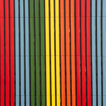 Vertical rectangles of metal Stock Photos