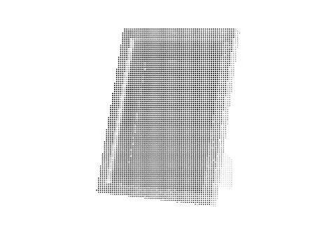 Vertical rectangular border made of halftone dots with sleek light reflecti.. 스톡 일러스트
