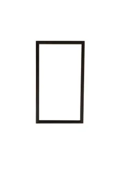 Vertical rectangular frame isolated on a white background 写真素材