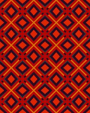 Vertical red background with patterned shapes Stock Illustration