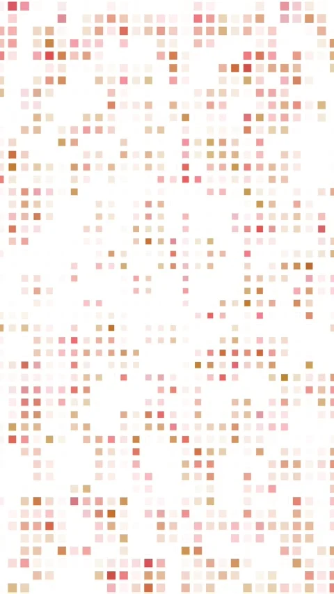 Vertical Red Blinking Square Grid 4K Loop White Background Video stock 334295976
