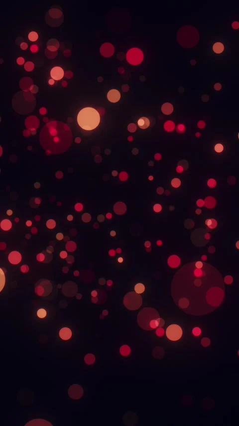 Vertical Red Bokeh Glow Stock Footage 312281485