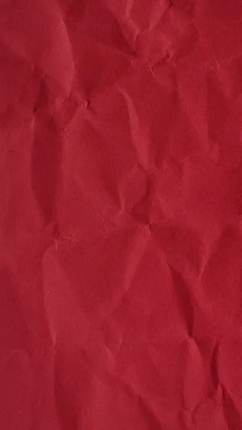 Vertical Red Crumpled Paper Texture Background Loop Vídeos de archivo 333964972