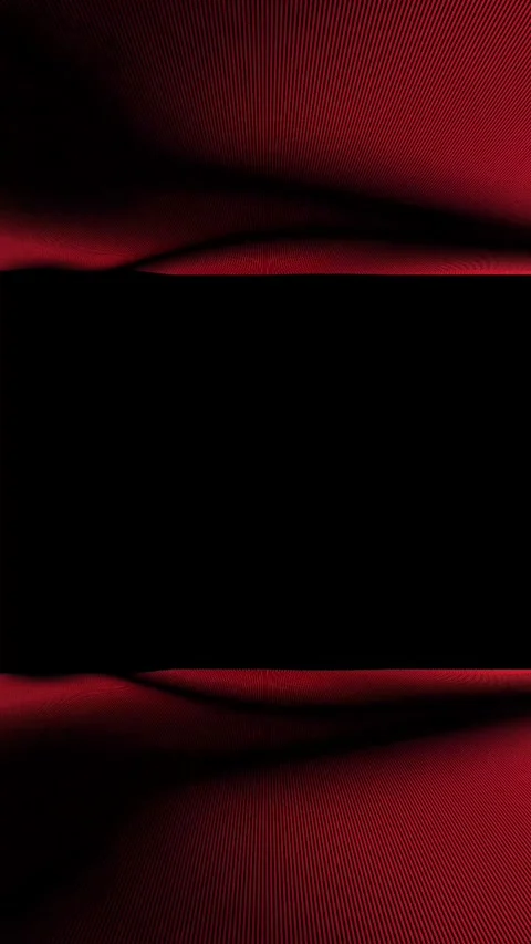 Vertical Red Cyber Mesh Wave Frame Background Loop 4k Black Video stock 347058199