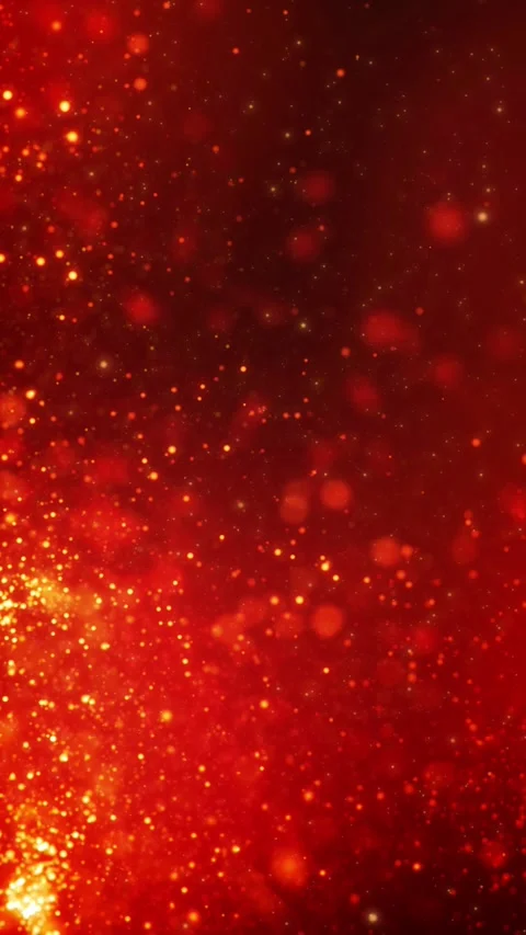 Vertical Red Fire Abstract Particles 4K Loop Stock Footage 293260437