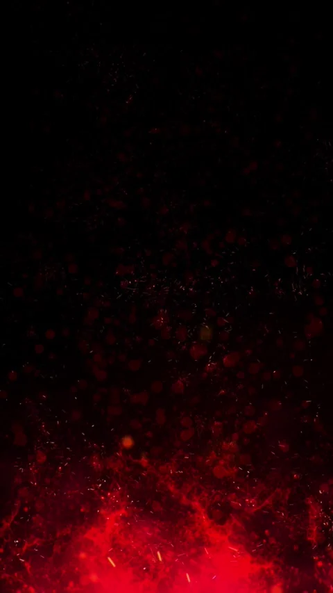 Vertical Red Fire Storm Rising Abstract 4K Loop Stock Footage 316982943