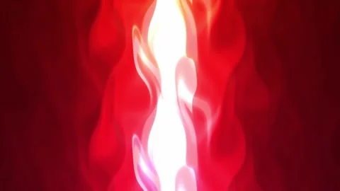 Vertical Red Inferno Flames Bright At Center Loop Stock Footage 243884972