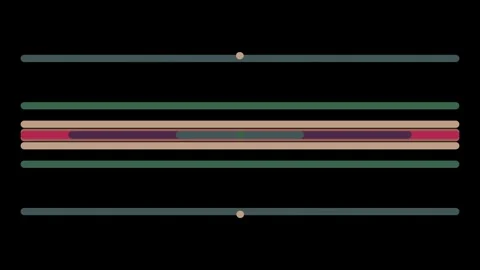 Vertical retro effect of vinage colored bars in 1980s look but modern style Stock Footage 321608324