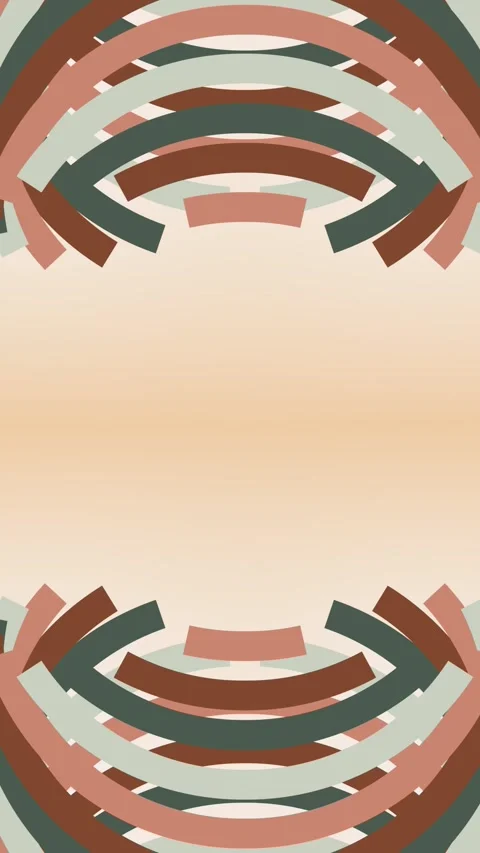 Vertical retro mid-century modern abstract background with stripes Stock Footage 335220574
