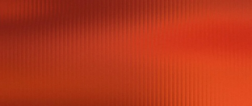 Vertical ribbed gradient surface in red, orange tones with noisy film for w.. Stock Illustration