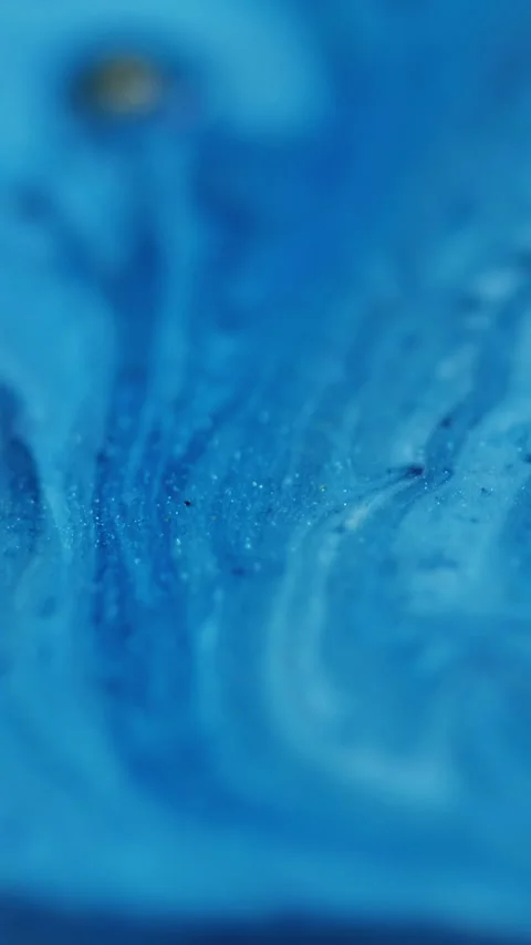 Vertical ripple paint shiny fluid water bubble Stock Footage 330382902