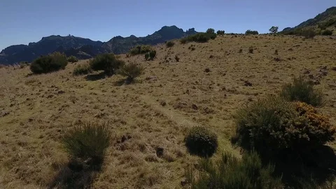 Vertical rise over Mountain Summit Video stock 74493356