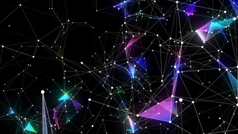 Vertical rotation around the cosmic array. Seamless loop. Stock Footage 101356115