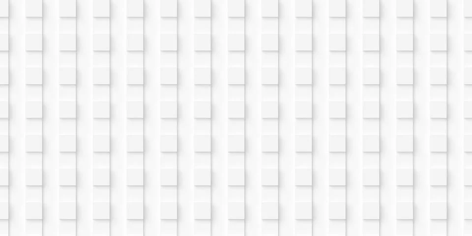 Vertical rows of stepped cubes geometry background wallpaper banner, flat lay Stock Illustration