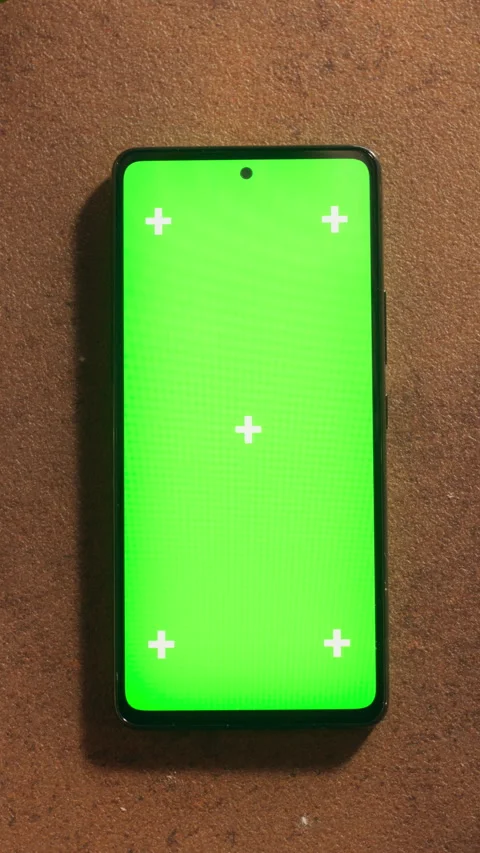 Vertical Screen Green Screen Smartphone Stock Footage 251803839