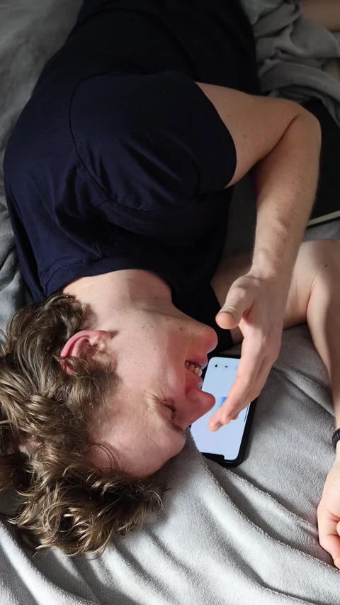 Vertical screen interaction with artificial intelligence more and more often man Stock Footage 314979540