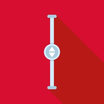 Vertical scroll bar user interface element navigating 스톡 일러스트