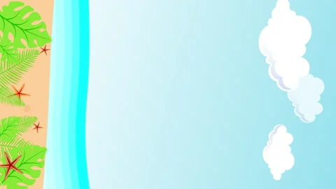 VERTICAL SEA BEACH VIEW Stock Footage 262636007