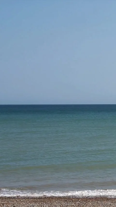 Vertical sea view Stock Footage 259956873