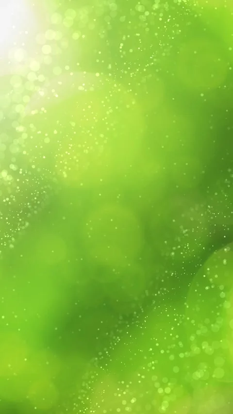 Vertical seamless loop sunny green nature bokeh animation Vídeo Stock 340238705