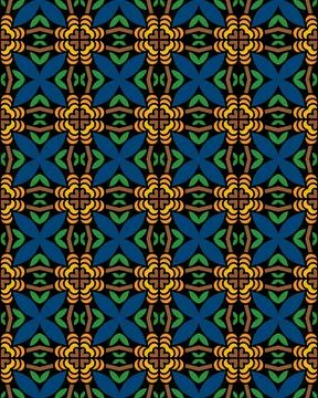Vertical seamless tile pattern Illustrazione stock