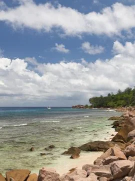 Vertical seascape Foto stock