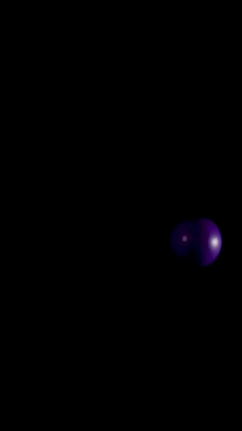 Vertical Sequence of Purple Ball Bouncing Against Black Background Vídeos de archivo 326026496