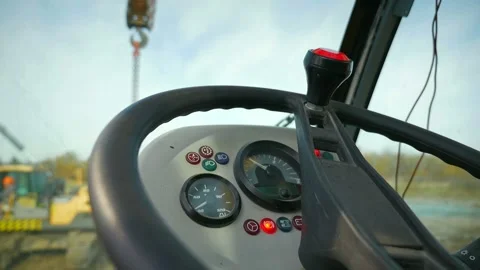 Vertical shooting of the crane from salon Stock Footage 142496306