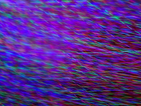 А vertical shot of colorful progressive rhythmic light trails on a dark back Stock Illustration