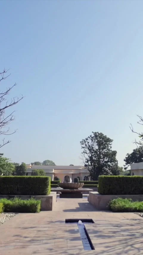 Vertical Shot of Elegant Indian Wedding Venue Decoration in India Stockbeeldmateriaal 337453284