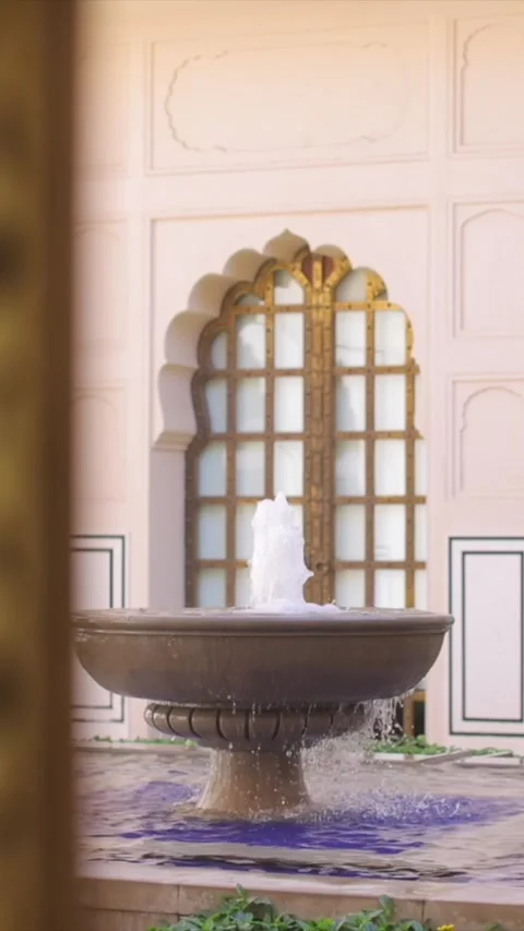 Vertical Shot of Elegant Indian Wedding Venue Decoration in India Stockbeeldmateriaal 337453298
