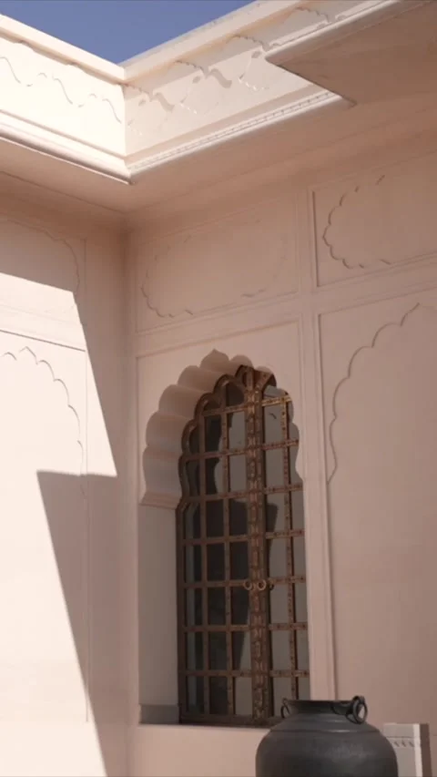 Vertical Shot of Elegant Indian Wedding Venue Decoration in India 動画素材 337541265