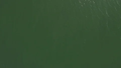 Vertical shot of ocean surface Stock Footage 84973838