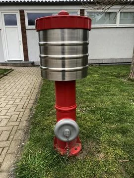Vertical shot of an old fire hydrant  outdoors 写真素材