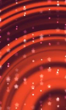 Vertical shot of a red abstract background with semi circle lines Illustrazione stock