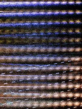 Vertical shot of a rough surface in blue and brown shades and some white dash Stock Photos