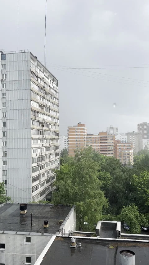 Vertical Shot Of A Soviet Era Apartment Block Stock Footage 311267616