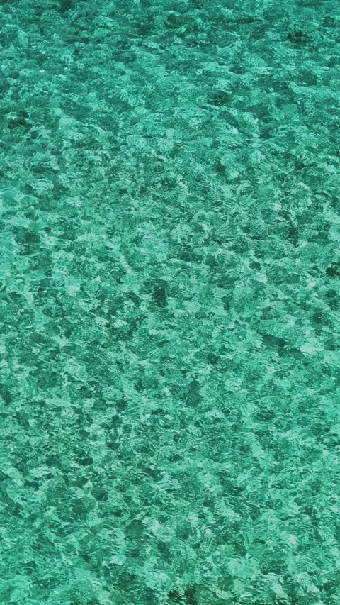 Vertical shot of tranquil turquoise Mediterranean water in Mallorca, Spain. Stock Footage 329921843