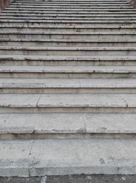 Vertical shots of the basic stairs of the building. Stairway closeup Stock Photos