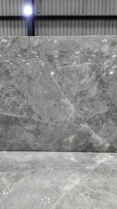 Vertical shots of Marble slabs. Marble Processing unit. Stock Footage 302878659