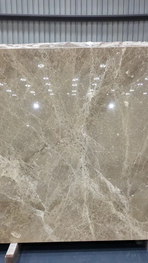 Vertical shots of Marble slabs. Marble Processing unit. Stock Footage 302878683