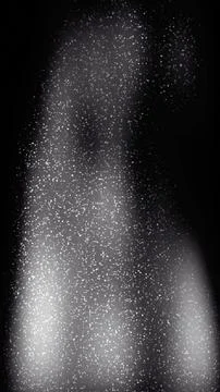 Vertical silver abstract with black and white particle effect, dark subtle. Illustrazione stock