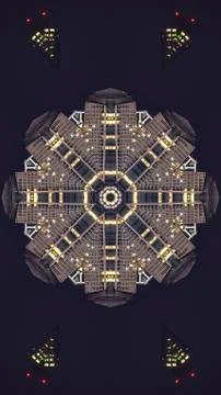 Vertical Skyscraper pattern in San Francisco Bay area Stock Photos