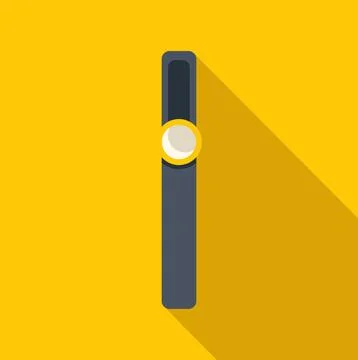 Vertical slider control fader adjusting settings icon Stock Illustration