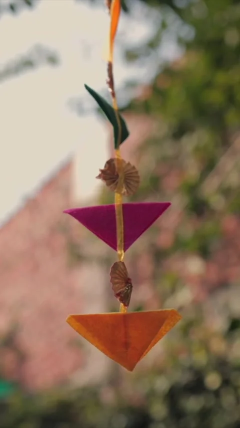 Vertical Slow Motion Shot of Indian Wedding Venue Decoration in India Stock-Footage 335736408