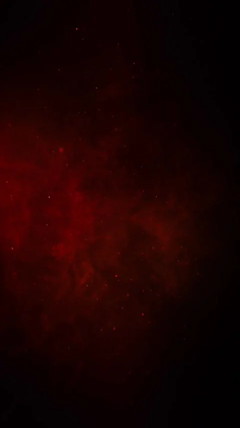 Vertical Smoke and Debris Space Flight Red 4K Loop Stock Footage 269029308